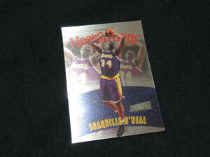 Shaquille O'neal　シャキール・オニール　1997　topps Hoop Screams　レイカーズ　激レアミラーカード