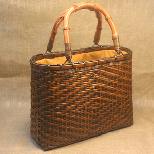  pretty new goods nature bamboo braided up basket back handmade wistaria back basket natural shopping basket storage bag product number 3682