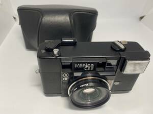 ☆超美品 ケース付☆ Konica C35 AF ジャスピンコニカ ♪シャッターOKです♪#072-09