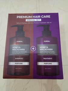 KUNDAL プレミアムヘアケア スペシャルセット (シャンプー&トリートメント ホワイトムスクの香り 500ml