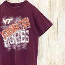 JANSPORT ジャンスポーツ Virginia Tech バージニア工科大学 カレッジ プリント Tシャツ M USA古着 アメリカ古着_画像1