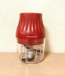 レコルト recolte コードレス 薬味チョッパー RCP-4 (R) レッド (分類:ミキサーフードプロセッサー)