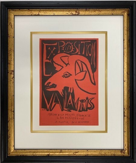 【特価】　≪　　パブロ・ピカソ　　≫　　リトグラフ【石版画】 　 EXPOSITION VALLAURIS-1952 　 1959年　　PABLO　PICASSO