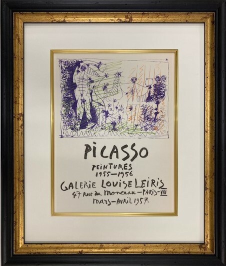 【特価】　≪　　パブロ・ピカソ　　≫　　リトグラフ【石版画】 　 PEINTURES 1955-1956 　 1959年　　PABLO　PICASSO