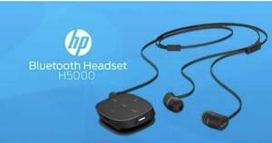 HP ヒューレット・パッカード Bluetooth ヘッドセット 内蔵マイク イヤホン カナル型 両耳タイプ ワイヤレス ブラック H5000 J2X01AA#UUF