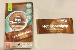 1個増量【送料込】Woolwortes Hot Chocolate UTZ認定 ホットチョコレート(200g/10+1本セット) 99％無脂肪 糖質オフ