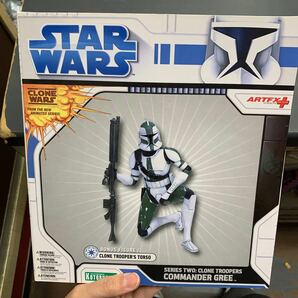 即決 コトブキヤ ARTFX+ SERIES2 : CLONE TROOPERS コマンダー・グリー ノンスケールPVC フィギュア STARWARS スターウォーズの画像1