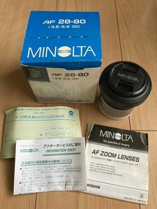 【箱入り】MINOLTA α シリーズ用オートフォーカスズームDレンズ
