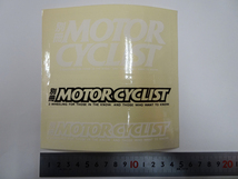 別冊 MOTOR CYCLE MAGAZINE 13.2cm×6.3cm 13.9cm×2.4cm×2枚 ステッカー クリックポスト198円_画像2