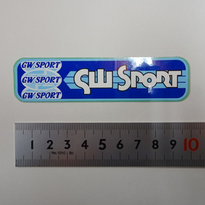 ＧＷ Sport ゴールドウィンスポーツ ステッカー 2枚セット 15.7×3.8cm 10㎝×2.4㎝ 定形外84円の画像3