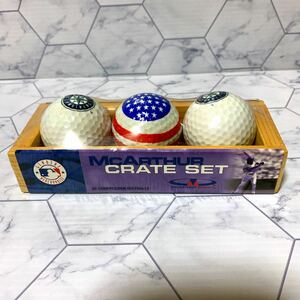 マッカーサー CRATE SET ゴルフボール 【レア】シアトルマリナーズモデル