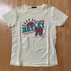 tideway タイドウェイ Tシャツ イエロー レディース サイズ L バスト86-94 身長154-162 綿100% 中古品 2.3回使用 送料無料