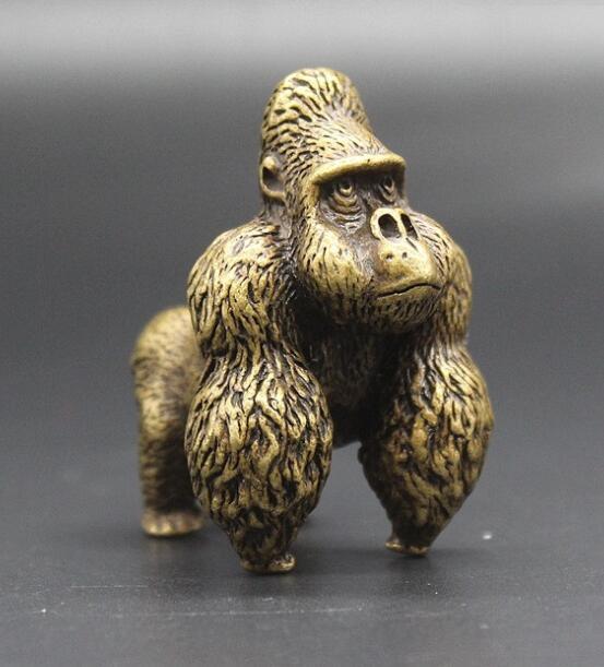 【お買得】 猿　銅製置物 工芸品