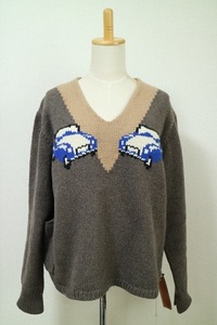 SUNSEA 19AW MICK JAGGERD CAR SWEATER サンシー ミックジャガー カー セーター ニット ウール