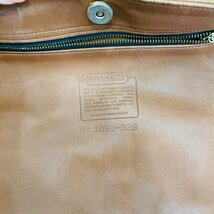 5109*〇　COACH　コーチ　ブラウン　トート　バッグ　レザー　1080-328　レディース　メンズ_画像6