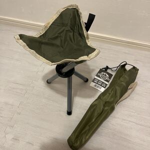 アクティブトライアングルチェア 折りたたみチェア 耐荷重70kg 幅23×高さ28cm 新品未使用