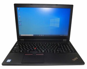 Windows10 Lenovo ThinkPad L570 20J8-0009JP Core i3-7100U 2.4GHz メモリ 4GB HDD 500GB(SATA) DVDマルチ Bluetooth ACアダプタ付属なし