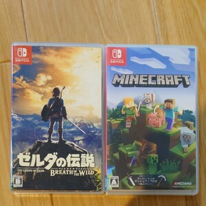 Nintendo Switch ゼルダの伝説ブレスオブザワイルド Minecraftマインクラフト セット