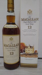 【超希少】 MACALLAN マッカラン12年 旧ボトル シェリーオークカスク ※検索 山崎 響 白州 軽井沢 余市 宮城峡