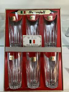 Bormioli グラス　ボルミオリ　グラス　未使用品　シール付き　6個セット