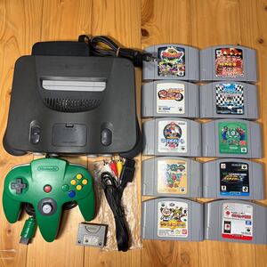 【マリオカートなどソフト10本付き】ニンテンドー64 本体 すぐ遊べるセット 管理056
