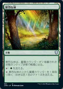 MTG ■土地/日本語版■ 《鮮烈な林/Vivid Grove》統率者レジェンズ統率者デッキ CMD