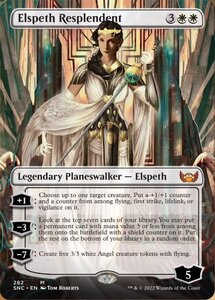 MTG ■白/英語版■《華やいだエルズペス/Elspeth Resplendent》▲拡張アート▲ ニューカペナの街角 SNC 　