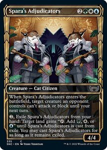 MTG ■金/英語版■《スパーラの審判者/Spara's Adjudicators》★箔押しFOIL★ ニューカペナの街角 SNC 　