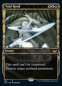 MTG ■金/英語版■《虚空裂き/Void Rend》★ショーケースFOIL★ ニューカペナの街角 SNC 　