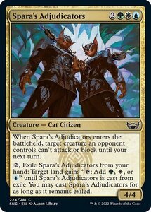 MTG ■金/英語版■《スパーラの審判者/Spara's Adjudicators》★FOIL★ ニューカペナの街角 SNC 　