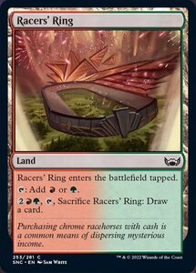 MTG ■土地/英語版■《環状競走路/Racers' Ring》★FOIL★ ニューカペナの街角 SNC 　