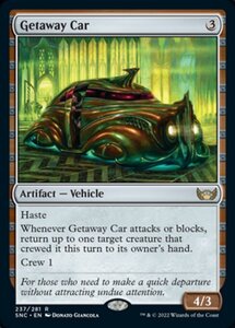 MTG ■無/英語版■《逃走用の車/Getaway Car》★FOIL★ ニューカペナの街角 SNC 　