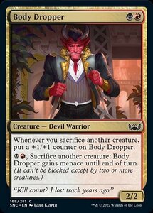 MTG ■金/英語版■《殺人魔/Body Dropper》★FOIL★ ニューカペナの街角 SNC 　