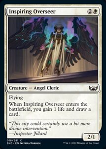 MTG ■白/英語版■《鼓舞する監視者/Inspiring Overseer》★FOIL★ ニューカペナの街角 SNC 　