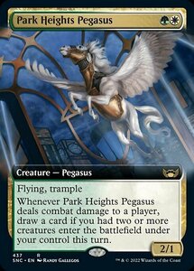 MTG ■金/英語版■《高街のペガサス/Park Heights Pegasus》▲拡張アート▲ ニューカペナの街角 SNC 　