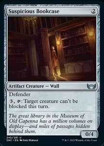 MTG ■無/英語版■《怪しげな書架/Suspicious Bookcase》★FOIL★ ニューカペナの街角 SNC 　