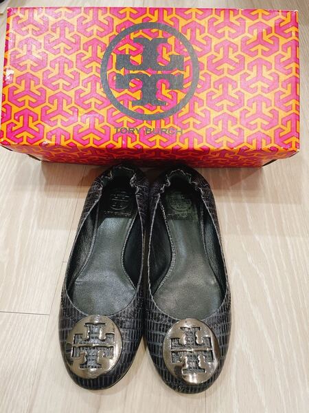 TORY BURCH トリーバーチ　バレエシューズ　　size5.5 黒