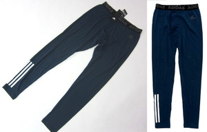 adidas new goods!3 stripe s. sweat speed . inner tights LL blue group free shipping 