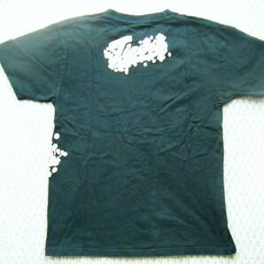 ☆むかしむかし 阪神タイガース 和柄プリントTシャツ 160サイズ ブラックの画像2