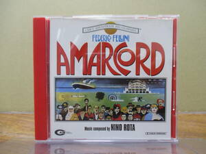 S-2430【CD】NINO ROTA ニーノ・ロータ AMARCORD フェリーニのアマルコルド FEDERICO FELLINI CSE 800-003 イタリア映画サントラ