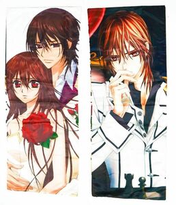  Dakimakura cover rose .. Kiss 2 person vampire knight Rosario . vampire black . super .100*40. orchid super .