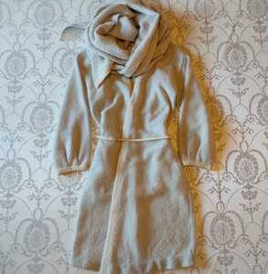  Hermes cashmere knitted low b coat size 38