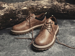 * новый товар * мужской TL71228-27.0cm/44 Work обувь толщина низ Brown (3 цвет ) полная распродажа популярный 