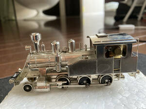HOゲージ・２−６−０タイプ蒸気機関車・中村精密製・模型店展示用（推測）細部まで完璧なクロームメッキ済み
