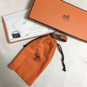 値下げ　HERMES エルメス レザー ブレスレット ケリー　バングル オレンジ レザー　レザーブレスレット　 レザーベルト 