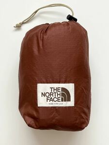 80s 茶タグ USA製 THE NORTH FACE スタッフバッグ 茶 ノースフェイス ビンテージ ヴィンテージ スタッフサック ポーチ バッグ 収納袋 70s