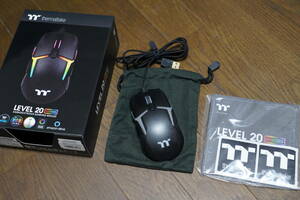 ★美品 送料無料 Thermaltake Level 20 RGB Gaming Mouse ゲーミングマウス サーマルテイク