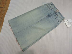 195113　MOTHER(マザー)　未使用品　綿　スカート　サイズ２４　アメリカ製