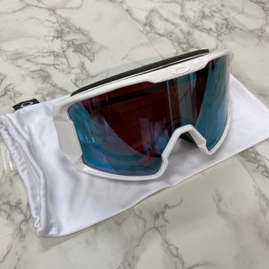 1^558 витрина экспонирование не использовался товар [OAKLEY/Fall Line XL] лыжи сноуборд защитные очки белый [ Sapporo город * витрина самовывоз OK]