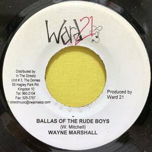EP■Wayne Marshall■Ballas Of The Rude Boys■JAMAICA■即決■洋楽■レコード